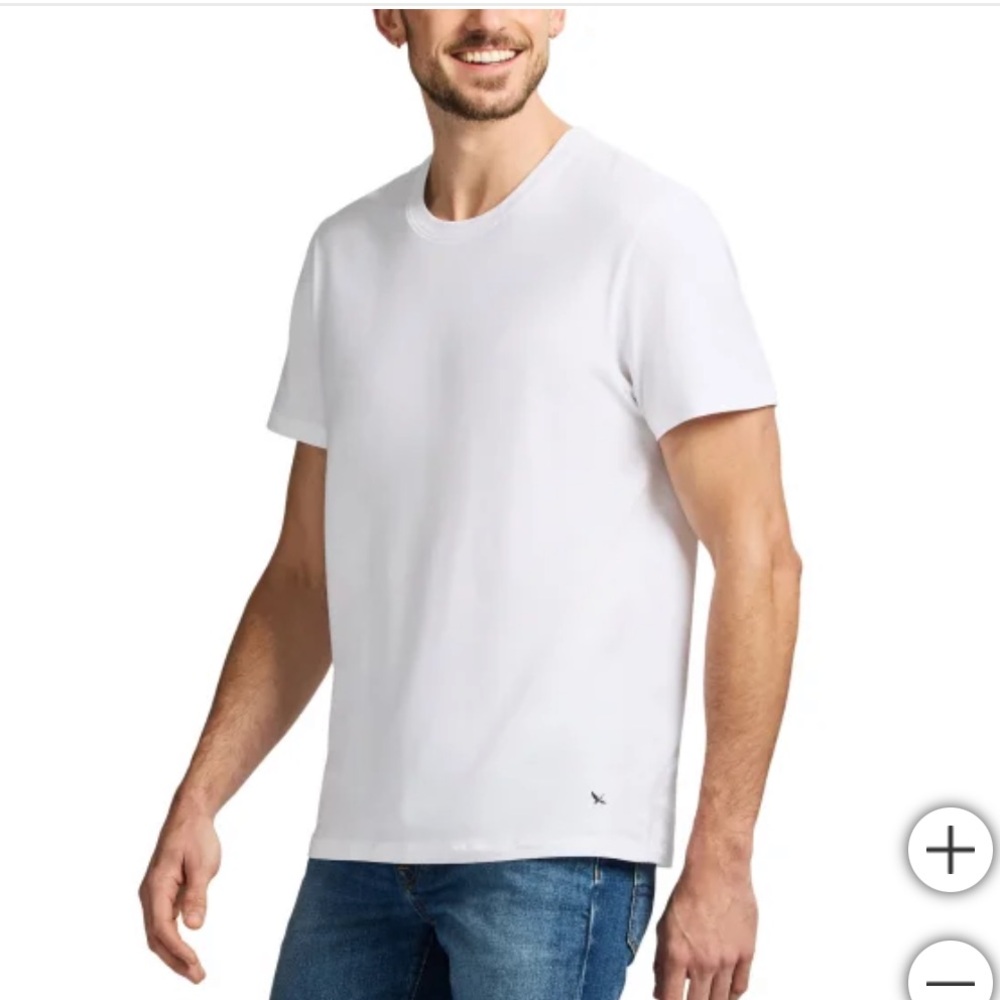 Eddie Bauer Crew Cotton T-Shirt - white